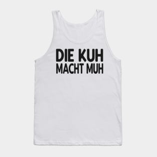 Kuh lustiger Spruch Tank Top